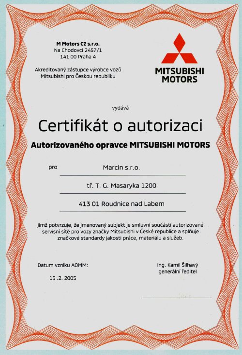 Certifikát 01